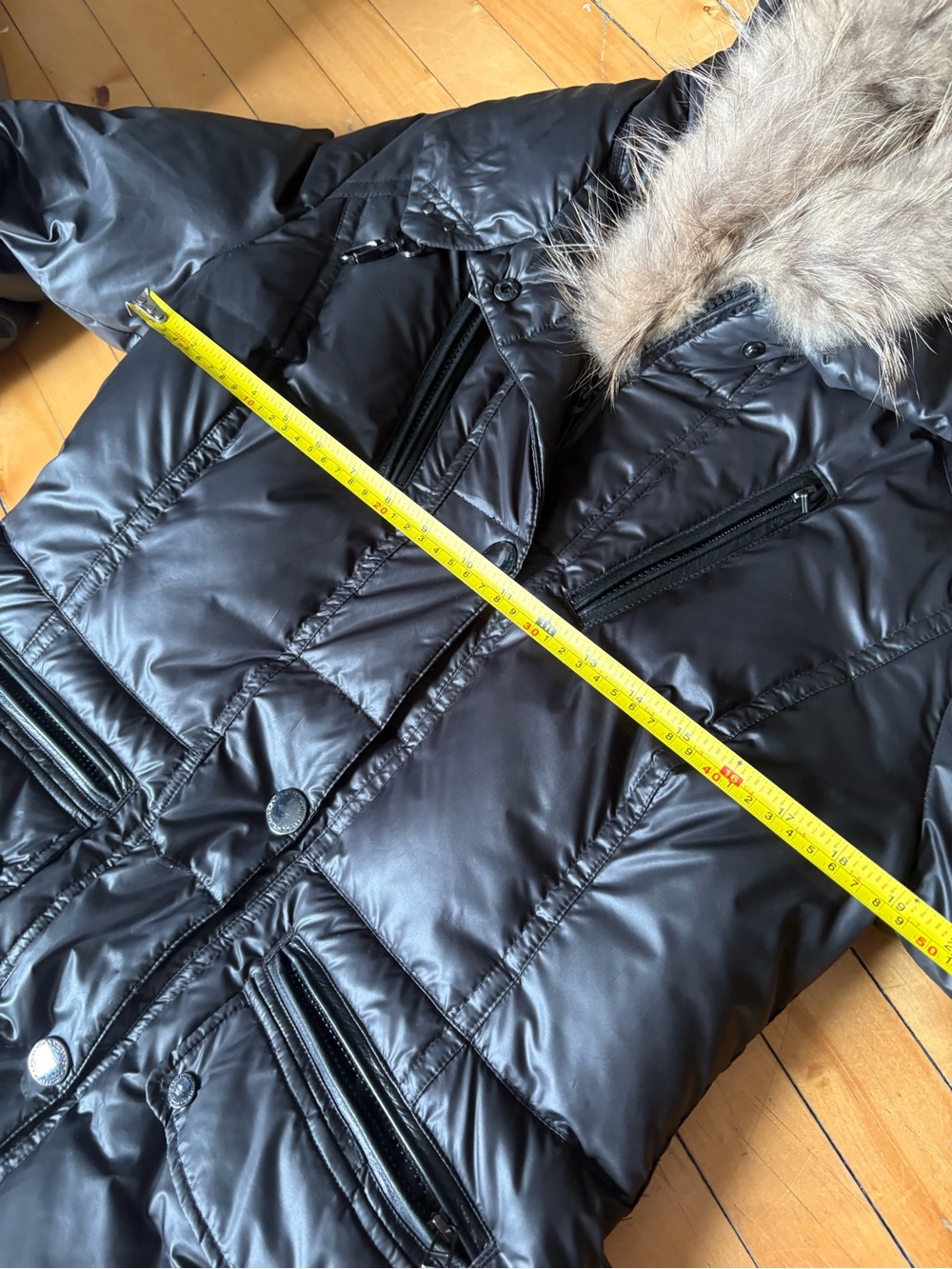 Rudsak Atelier Noir Sz XL Puffer Down Filled Black Winter Coat - Picture 11 of 16